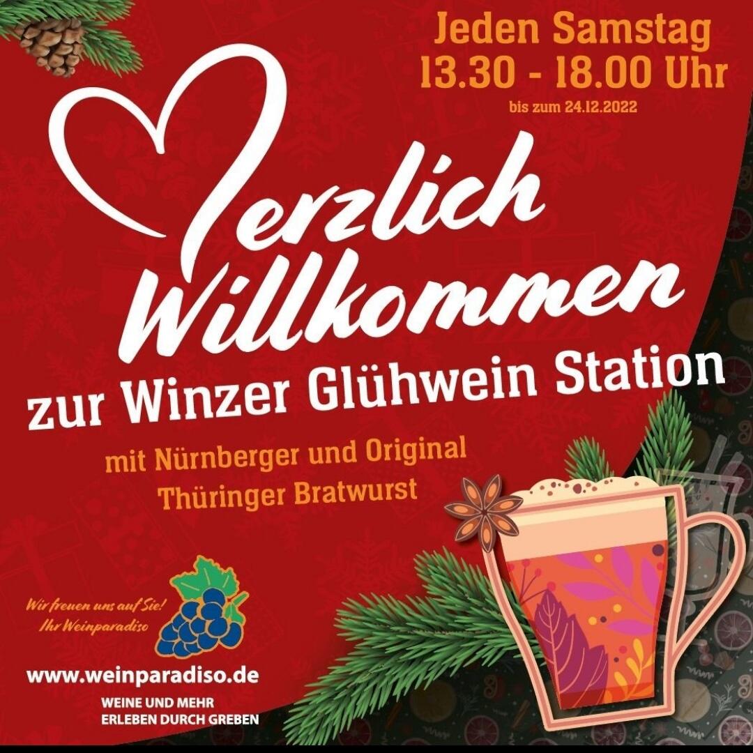 Winzer-Glühwein Station