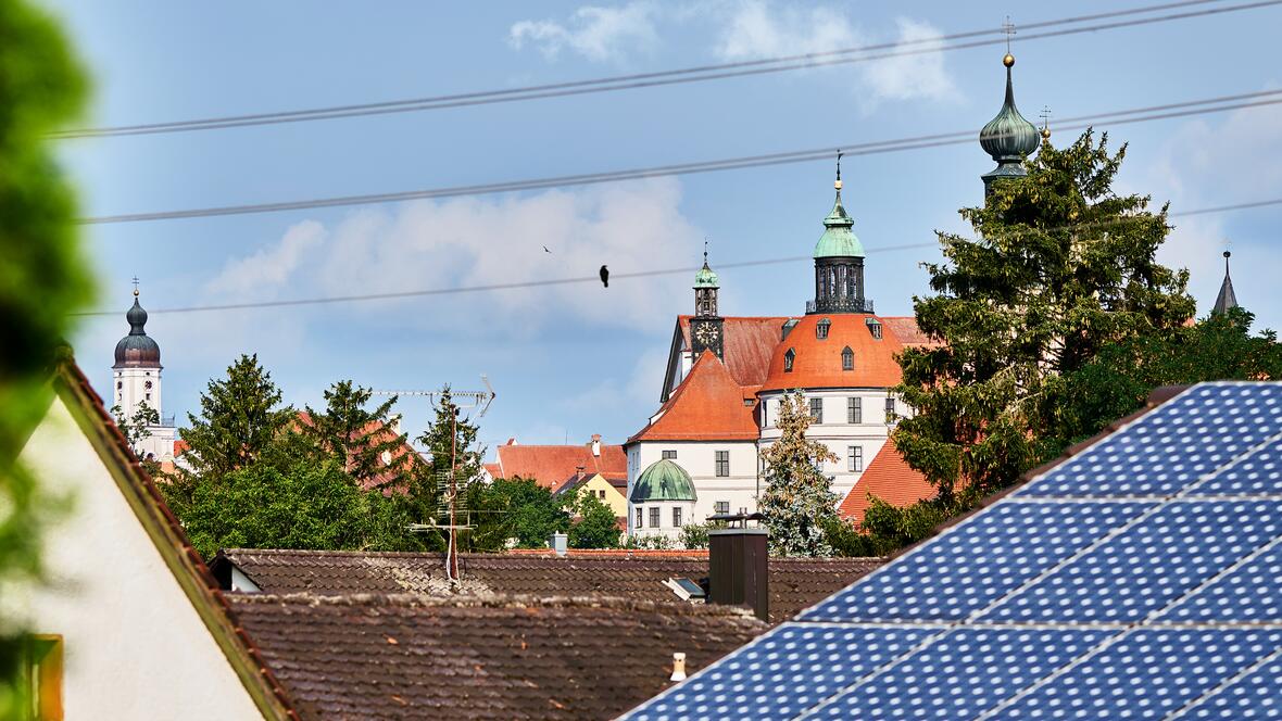 Schlossblick aus ungewohnter Perspektive