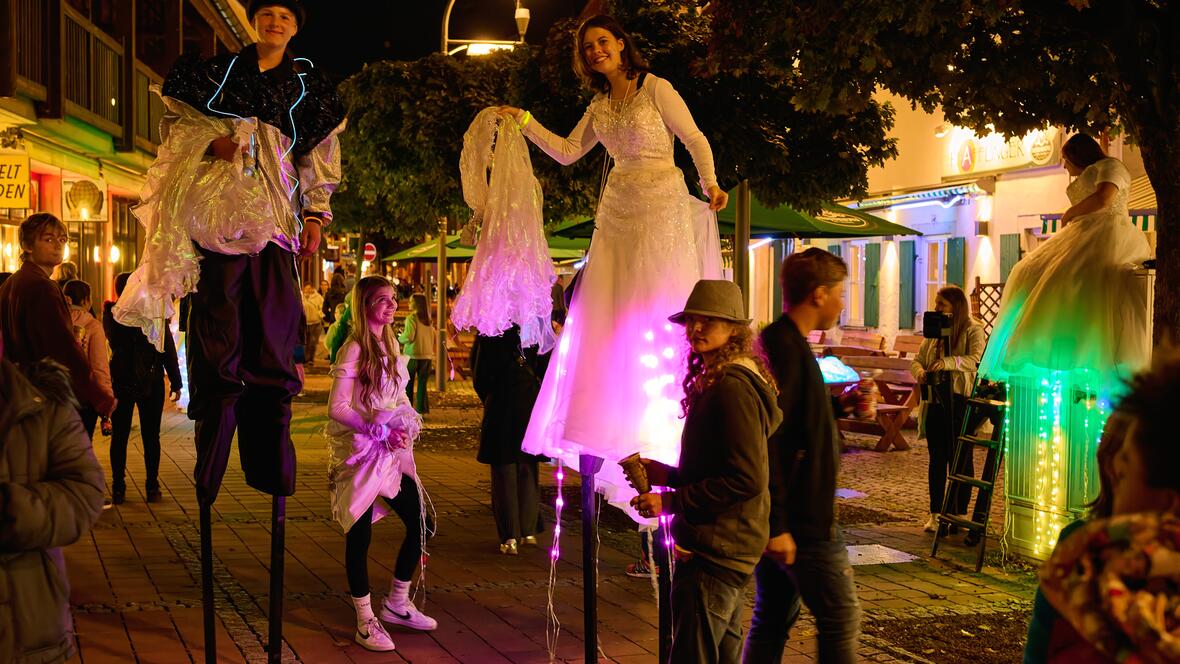 Bunter Treiben in der Innenstadt