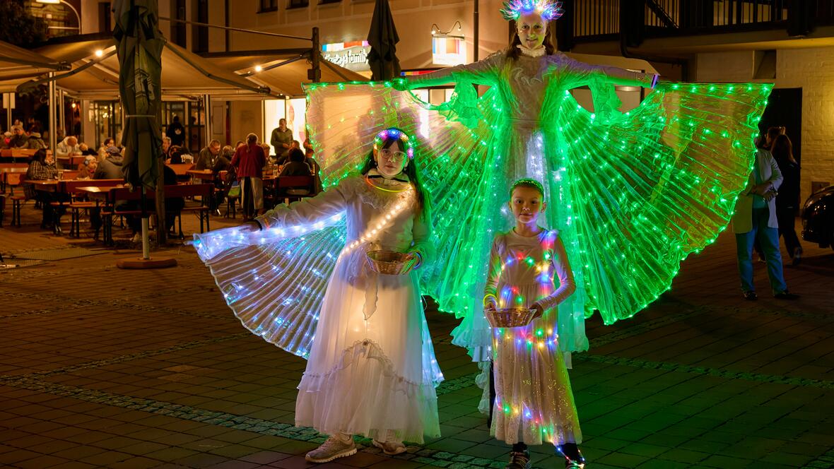 Bunter Treiben in der Innenstadt