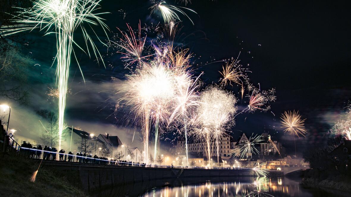 Silvester am Donaukai