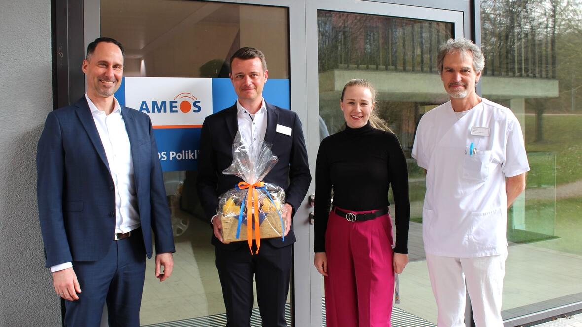 Begrüßung des neuen Krankenhausdirektors