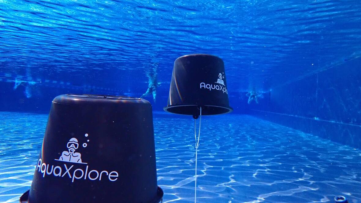 AquaXplore setzt auf praxisnahe Übungen und visuelle Orientierung beim Unterwassertraining – für sicheres Tauchen von Anfang an.