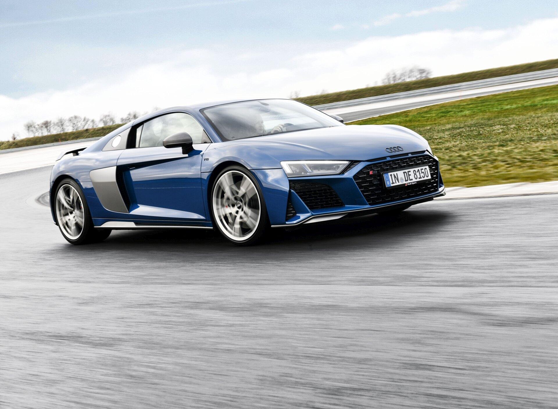 Spannende Audi R8 Blau Fotos
