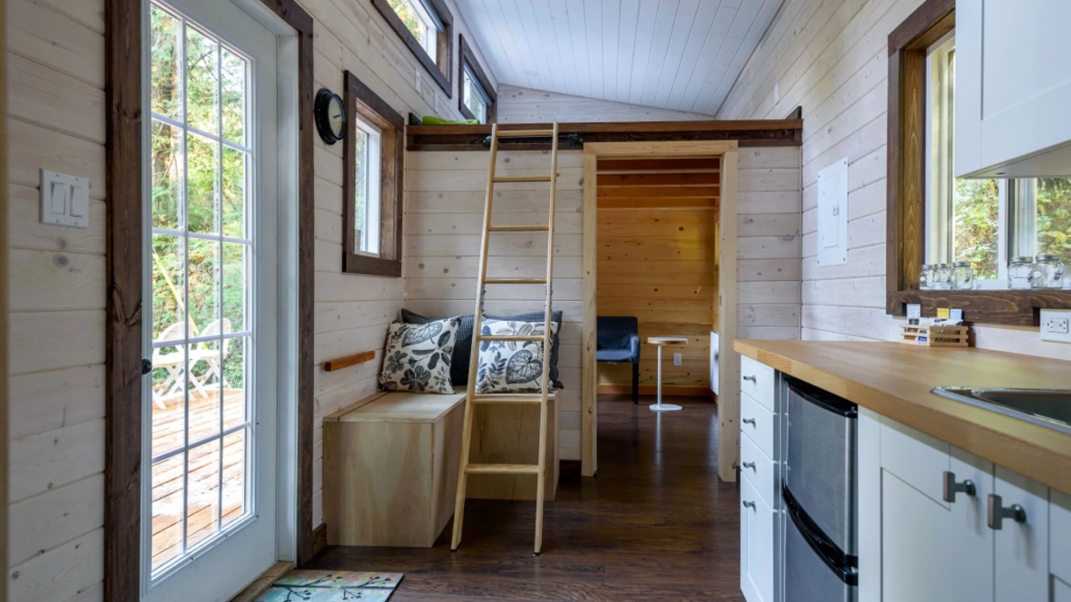 Donau Tiny House - Innenraum Küche Wohnen