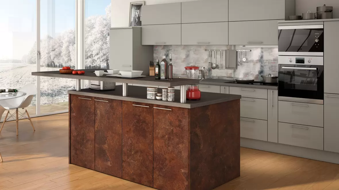 kempfle-kuechen-170-keramik-bronze-290-perlgrau-lack-matt-mit-mikrowelle