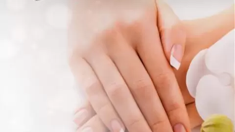 Ergebnis einer Maniküre bei Kosmetik Oppenheimer