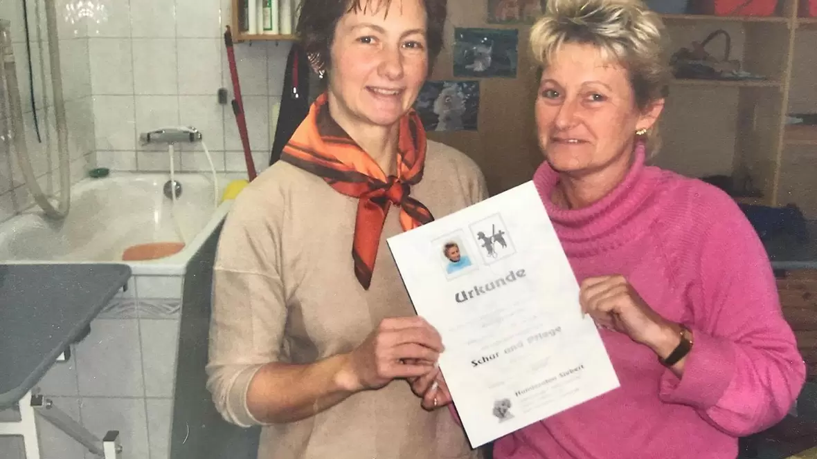 Bestandene Ausbildung zum Hundefriseur bei Hundesalon Siebert
